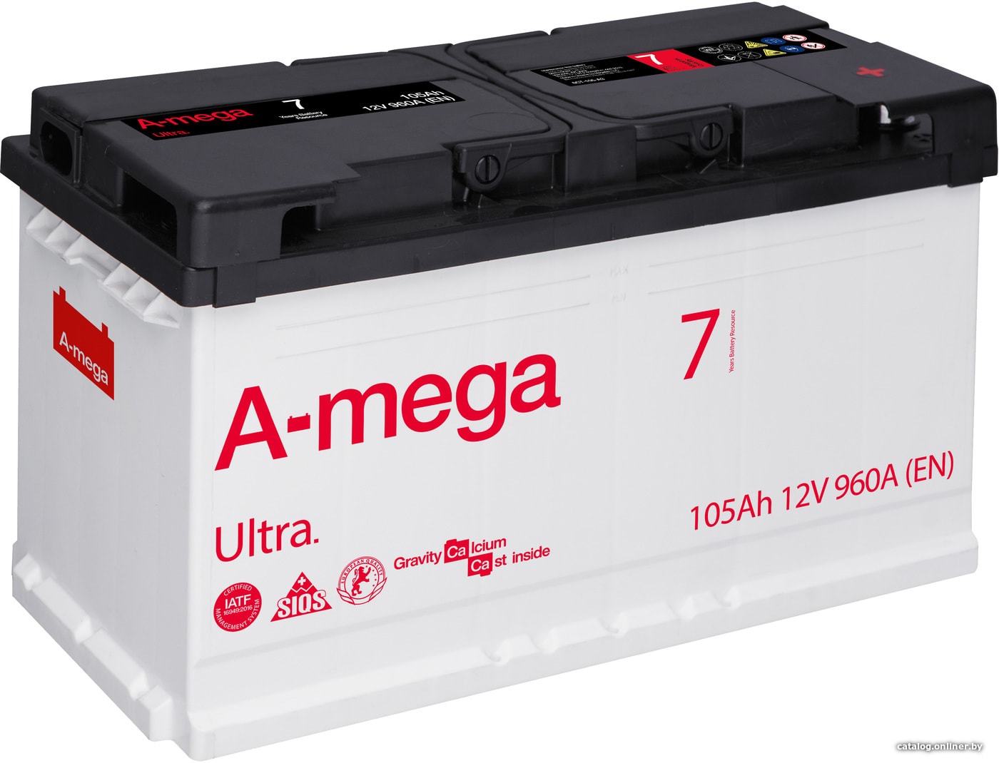 Аккумулятор A-mega Ultra AU 105.0 105 Ah 960A, A-mega